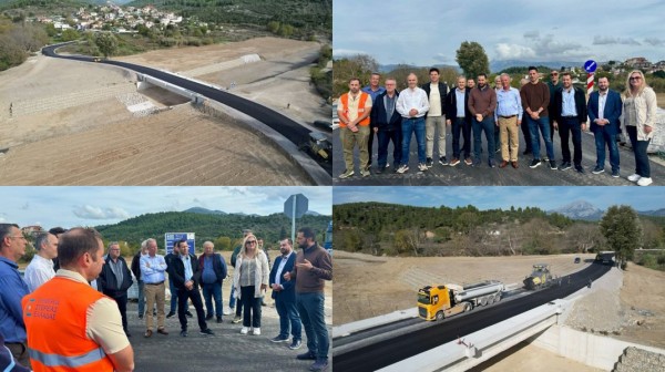 ΕΥΒΟΙΑ: Παραδόθηκε στην κυκλοφορία η νέα γέφυρα του Πούρνου