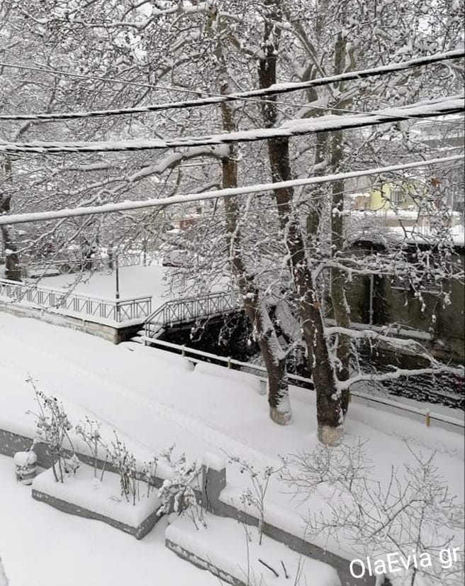 ΚΑΚΟΚΑΙΡΙΑ ΕΛΠΙΣ ΔΗΜΟΣ ΔΙΡΦΥΩΝ-ΜΕΣΣΑΠΙΩΝ: Με δυσκολία η κίνηση των οχημάτων