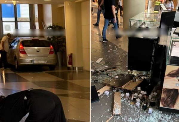 ΑΘΗΝΑ: Μπούκαρε με το αμάξι του σε εμπορικό κέντρο στην προσπάθειά του να χτυπήσει κοπέλα! (VIDEO)