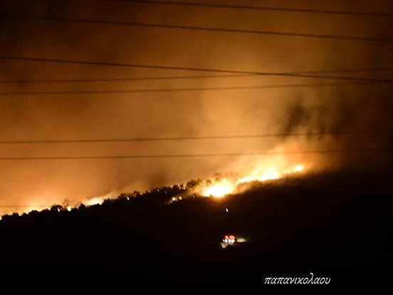 Τέθηκε υπό έλεγχο η φωτιά στη Ριτσώνα
