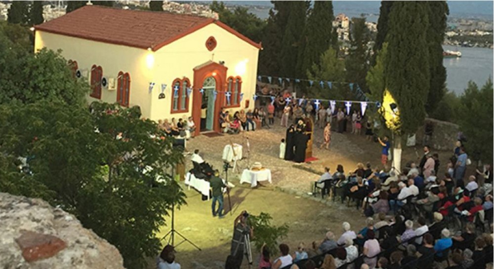 ΧΑΛΚΙΔΑ: Πανηγυρίζει το παρεκκλήσι του Προφήτη Ηλία στο Κάστρο του Καράμπαμπα