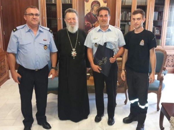 Ήλθε από το Αννόβερο και επισκέφτηκε τον Μητροπολίτη