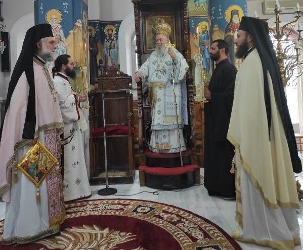 ΜΠΟΥΡΤΖΙ ΧΑΛΚΙΔΑΣ: Ο Μητροπολίτης στον ιερό ναό του Αγίου Νικολάου