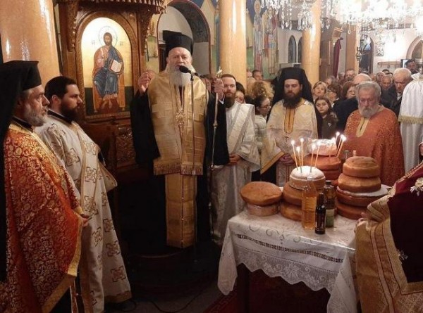 ΑΦΡΑΤΙ: Λαμπρό πανηγύρι για τον Άγιο Χαράλαμπο
