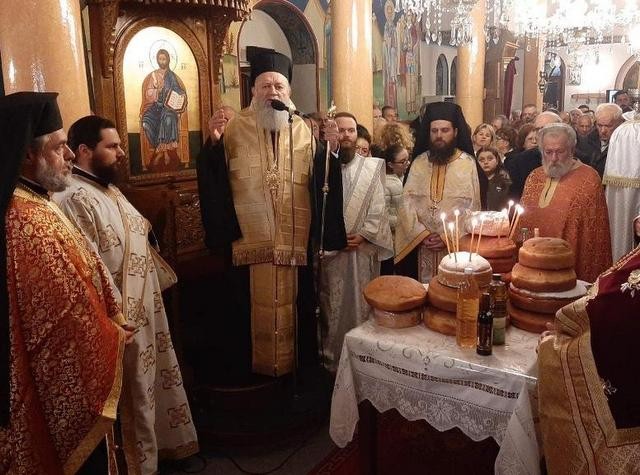 ΑΦΡΑΤΙ: Λαμπρό πανηγύρι για τον Άγιο Χαράλαμπο