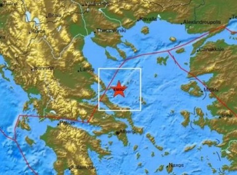 Αισθητός και στη Χαλκίδα ο σεισμός στις Σποράδες