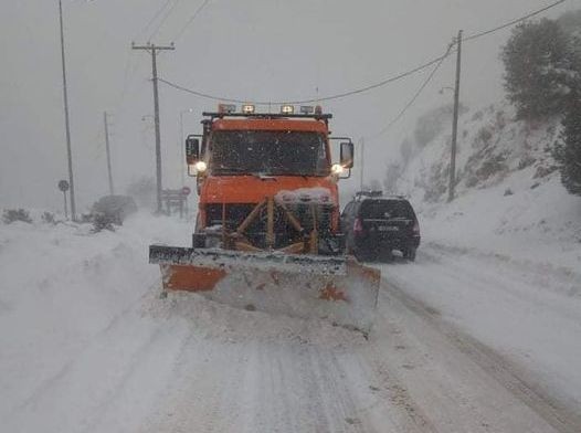ΚΑΚΟΚΑΙΡΙΑ- ΕΥΒΟΙΑ: Απαγόρευση κυκλοφορίας φορτηγών στο δρόμο Χαλκίδας - Σχηματαρίου