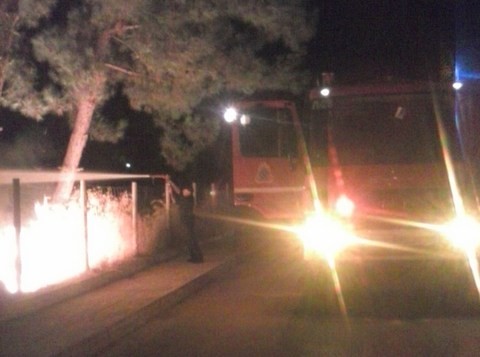 Κινδύνευσε από πυρκαγιά ο Σιδηροδρομικός Σταθμός στο Βαθύ Αυλίδας