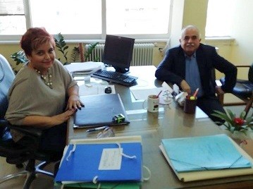 Ο Τάσος Πρατσόλης επισκέφτηκε τη νέα διευθύντρια του ΕΦΚΑ Χαλκίδας
