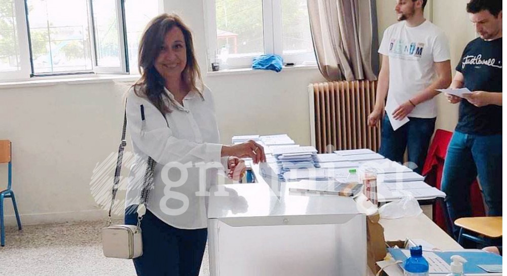 ΕΘΝΙΚΕΣ ΕΚΛΟΓΕΣ ΨΑΧΝΑ: Η Τζοβάννα Γκόγκου έκανε ... πρόβα για τις δημοτικές