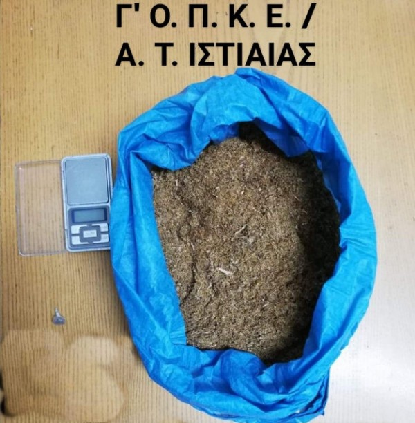 ΙΣΤΙΑΙΑ: Έκρυβε στο σπίτι του ηρωίνη και λαθραίο καπνό 60χρονος Έλληνας