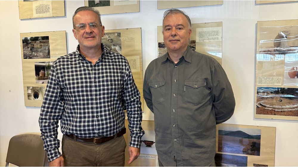 Την Εφορεία Αρχαιοτήτων Εύβοιας επισκέφτηκε ο Θανάσης Ζεμπίλης