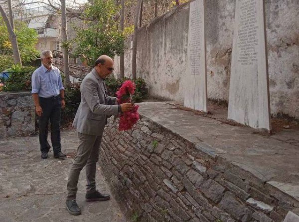 ΧΑΛΚΙΔΑ: Τίμησαν τους 75 εκτελεσθέντες από τους Γερμανούς στην Πλατεία Θυσίας Αγωνιστών Εθνικής Αντίστασης