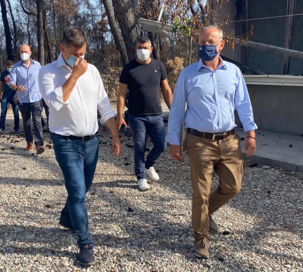 Στη Βόρεια Εύβοια ο Θανάσης Ζεμπίλης με τον Υπουργό Τουρισμού Χάρη Θεοχάρη