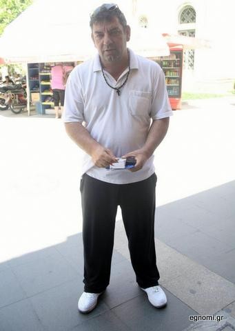 Απέκτησε φυλαχτό από το Άγιο όρος ο Λεωνίδας