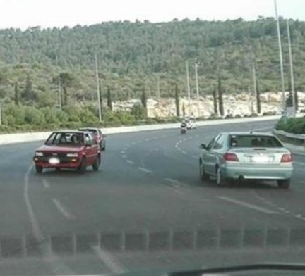 Γυναίκα οδηγούσε ανάποδα στην Περιφερειακή Υμηττού