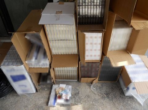 Είχαν σκοπό να «πλημμυρίσουν» την Χαλκίδα με λαθραία τσιγάρα