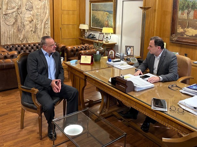 Συνάντηση Ζεμπίλη με τον Υπουργό Αγροτικής Ανάπτυξης και Τροφίμων