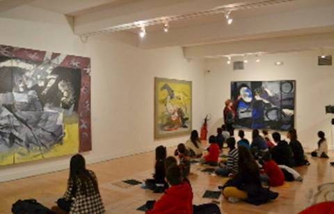 Ζωγράφισαν πίνακες του Μυταρά στην έκθεσή του στην Αθήνα