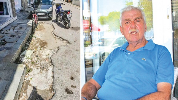 ΠΕΥΚΙ: Έπεσε πίσσα παντού εκτός από τον λάκκο