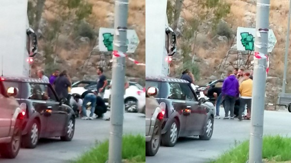 ΧΑΛΚΙΔΑ: Νέο τροχαίο ατύχημα στο δρόμο Χαλκίδας - Λαμψάκου στο ύψος των παλιών Σφαγείων