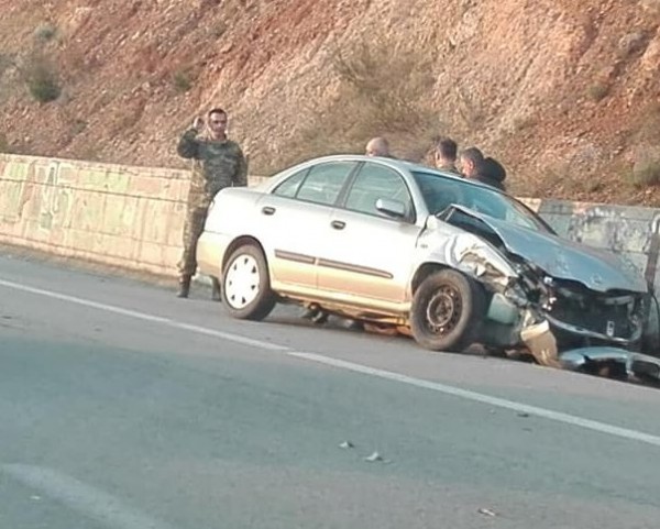 Χαλκίδα-Σχηματάρι: Τροχαίο προκάλεσε κομφούζιο (ΦΩΤΟ)