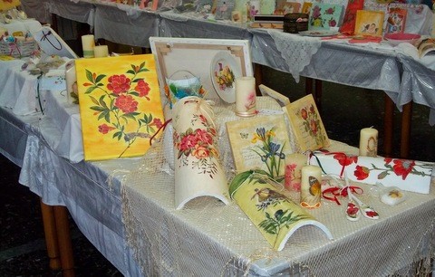 Παρουσίασαν όμορφες δημιουργίες ζωγραφικής και χειροτεχνίας