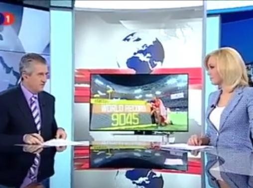 Το τερμάτισαν στην ΕΡΤ: Φλερτ on air από αθλητικογράφο (video)