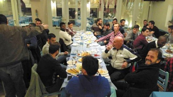 Τραπέζι στην ομάδα έκανε ο αντιπρόεδρος του ΑΟ Χαλκίς Γιώργος Τσαγκάρης
