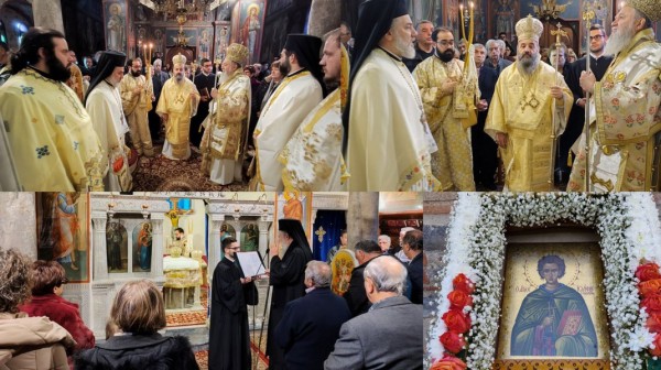 ΨΑΧΝΑ: Λαμπρός εορτασμός με δύο Αρχιερείς στο μοναστήρι του Οσίου Ιωάννη Καλυβίτη