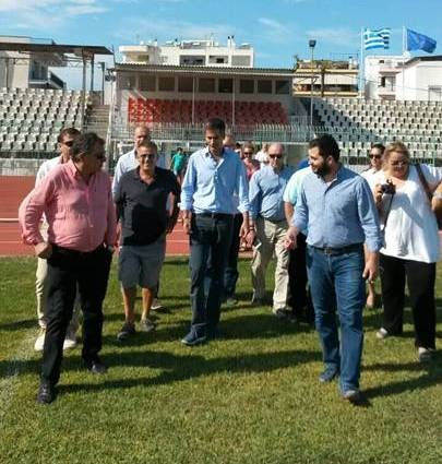 Εγκατάσταση ηλεκτροφωτισμού στο Δημοτικό Στάδιο Χαλκίδας