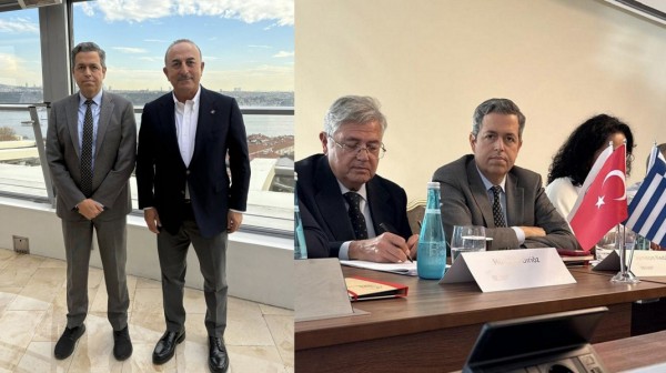 Ο Συμεών Κεδίκογλου συναντήθηκε με τον πρώην υπουργό Εξωτερικών της Τουρκίας  Μεβλούτ Τσαβούσογλου
