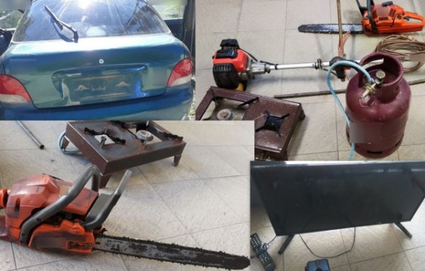 ΤΙΘΟΡΕΑ: Ο κλέφτης ...άδειασε σπίτι, αλλά του έσκασε το λάστιχο και συνελήφθη