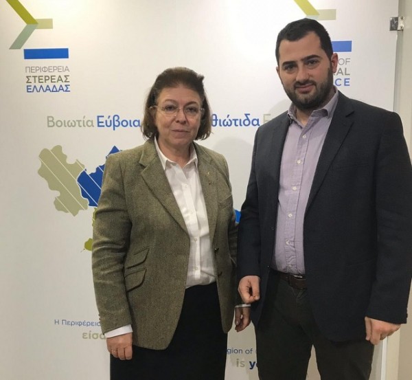 Σύσκεψη με την Υπουργό Πολιτισμού Λίνα Μενδώνη στη Λαμία