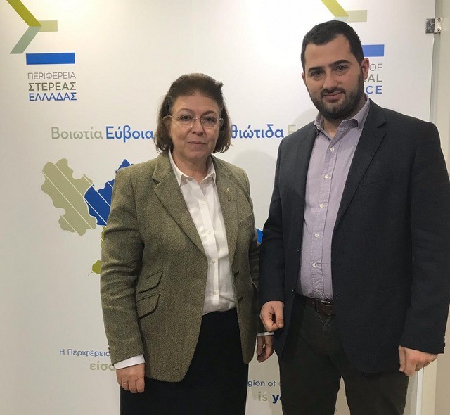 Σύσκεψη με την Υπουργό Πολιτισμού Λίνα Μενδώνη στη Λαμία