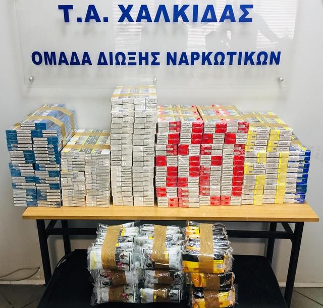 ΧΑΛΚΙΔΑ: Έκρυβε σε μαντρί 1140 πακέτα λαθραία τσιγάρα και 4,5 κιλά καπνού (φωτό)