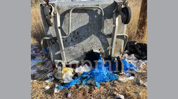 ΞΗΡΟΒΡΥΣΗ ΧΑΛΚΙΔΑΣ: Εστία μόλυνσης από κατεστραμμένο κάδο απορριμμάτων