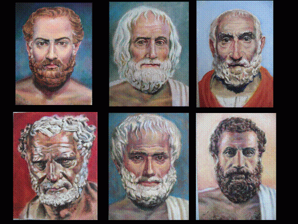 Αναπαράσταση αρχαίων Ελλήνων από τις προτομές τους