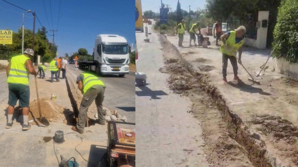 ΔΗΜΟΣ ΧΑΛΚΙΔΕΩΝ: Νέοι αγωγοί ύδρευσης σε περιοχές της Δημοτικής Ενότητας Ληλαντίων