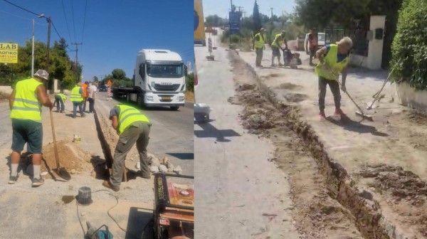 ΔΗΜΟΣ ΧΑΛΚΙΔΕΩΝ: Νέοι αγωγοί ύδρευσης σε περιοχές της Δημοτικής Ενότητας Ληλαντίων