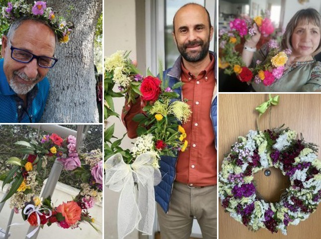 ΠΡΩΤΟΜΑΓΙΑ - ΕΥΒΟΙΑ: Χειροποίητα στεφάνια από γνωστούς Χαλκιδέους (φωτό)