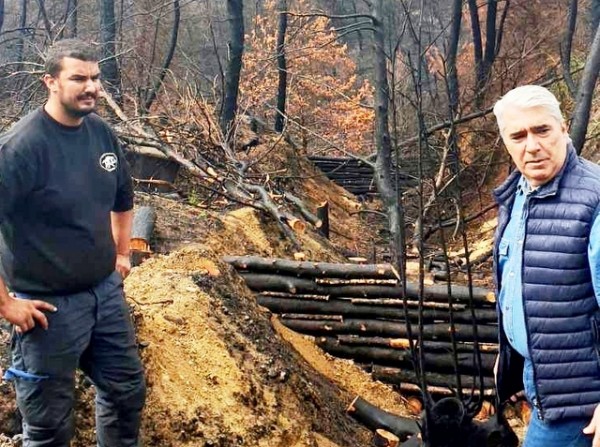 Ο Κεδίκογλου στη Βόρειο Εύβοια δύο μέρες πριν τη νέα καταστροφή