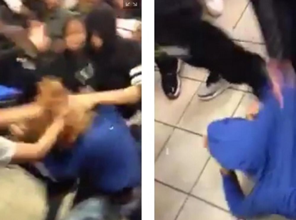 Πρωτοφανής ξυλοδαρμός μαθήτριας μπροστά στα μάτια απαθών συνομηλίκων της (video)