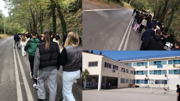 3ο ΛΥΚΕΙΟ ΧΑΛΚΙΔΑΣ: Ημέρα Αθλητισμού με πεζοπορία και ζεστή σοκολάτα