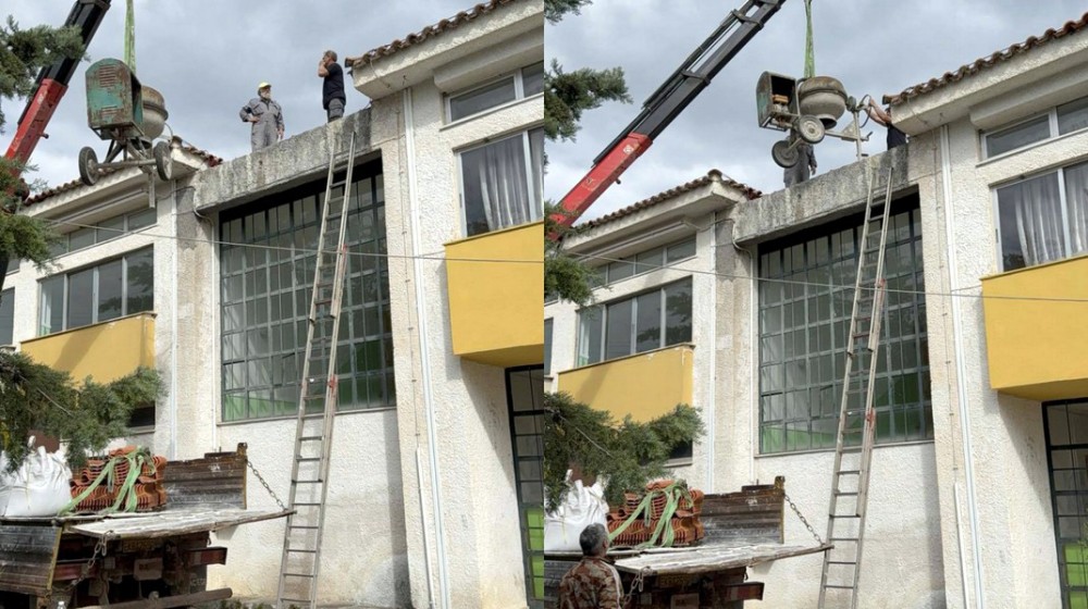 ΠΡΟΚΟΠΙ ΕΥΒΟΙΑΣ: Εργασίες στο κτήριο του Γυμνασίου την Μεγάλη Εβδομάδα