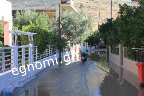 ΧΑΛΚΙΔΑ:Πλημμύρισε η Αγία Ελεούσα
