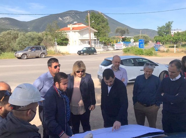 Κατασκευάζεται κυκλικός κόμβος στην είσοδο της Δροσιάς