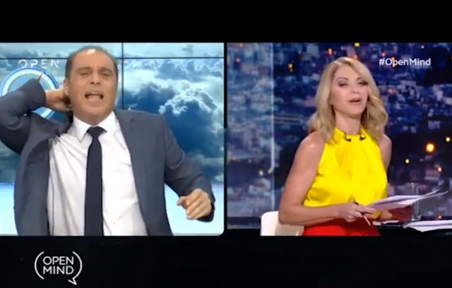 Πέταξε το μικρόφωνο και αποχώρησε από την εκπομπή της Στάη ο Βελόπουλος (VIDEO)
