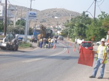 Σκάβουν ακόμη στις Kαμάρες και στη στροφή Tσεκούρα