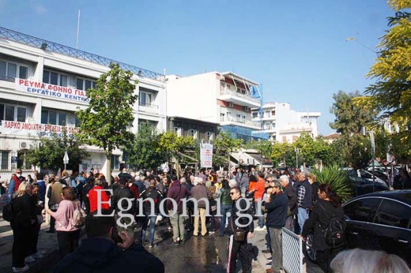 ΧΑΛΚΙΔΑ ΑΠΕΡΓΙΑ: Μεγάλη συγκέντρωση στο κέντρο της πόλης